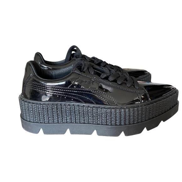 Puma Pointy Creeper Fenty Rihanna Platform Shoes NWOB Black Size 7 - Picture 3 of 10